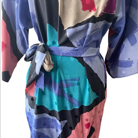 70‘s Vintage Young Edwardian by Arpeja dress with belt. 7/8 - Picture 4 of 6